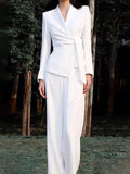 Fongt Light Luxury Two Sets Of 2025 Autumn New High-End Temperament Waist Solid Suit Women's Clothing