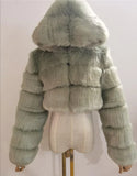 Fongt Fur Autumn And Winter New Imitation Fur Turf Warm Hat Fur Coat Woman