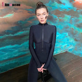 Slim Waist Corset Jumpsuits Female Bodycon Rompers Zip Stitching Running Body Overalls Fitness Workout Clothes