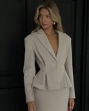 Fongt Spring New Fashion Waist Temperament Suit Jacket Half-Dress Woman