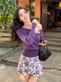 Fongt Xixi 13 Lines 2025 Spring New High Waist Half Skirt A Word Bag Hip Short Skirt 85115