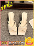 Fongt Women 2025 New Wearing Fashion High-End Silver Heels High Heels Summer With Skirt Cool Drag Temperament