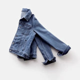 Denim Jacket Women Clothes Outside Autumn Winter Slim Casual Jackets Short Tops Students Jean Coat Oversize 5xl
