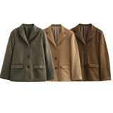 Fongt Women's Explosion Vintage Vintage Jacket Jacket