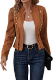 Fongt Autumn And Winter Large-Size Women's Coat Cardigan Suit Multi-Grain Buckle