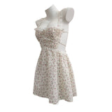 Fongt Embroidered Large-Dew Back Pajamas Women's Model 2025 New Summer Thin Pure-Bstice Lace Sling Skirt