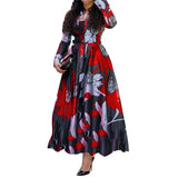 Fongt Digital Print Four Sides Of The New Dress