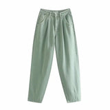 The Early Spring Of 2024, The New Pleated Loose Fashion Jeans 6147159-Outfit