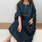 Fongt Women's Clothing Simple And Comfortable Long-Sleeved Dress In Autumn 2025