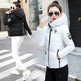 Cotton-Padded Jacket Women Winter Korean Version Slim Thin Padded Jacket New Down Padded Coat Women Warm Student Coat-Outfit