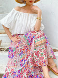 Fongt South France Holiday Dress Women's Dress Women's Beach Beach Skirt Spring