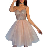 Fongt Evening Dress 2025 Winter New Heavy Industry Lied Pink Banquet Host Fashioned