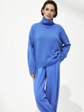 Fongt Multi-Color High-Necked Solid-Color Sweater Women Loose Collar Collar Collar Women's Clothing 66