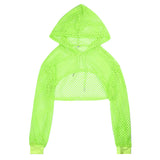 Fongt Resort Style Personality Grid Splicing With Hooded Hooded Sunscreen Shirt Women's Sports Leisure Top