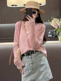 Glitter Knitted Cardigan Women's New Summer Blouse Hollowed-Out Mesh Tulle Sunscreen Outer Coat Shawl-Outfit
