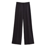 Fongt New Double-Sided Round Collar Blouse 3641859 Elastic Casual Trousers 3641860