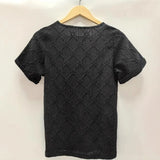 Fongt Wisht-Shirt Casual Women's Round-Neck Short-Sleeved Top