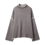 Fongt Homemade New Women's Dress Clamming Side Knitted Dress