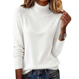 Fongt Sheintemu West Wind Long Sleeve Autumn Winter Turtleneck Sweater Women's Clothing
