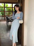 Fongt Xixi 2025 Summer New High-Waisted Temperament Elegant Sling Dress Senior Long Dress Female 88222
