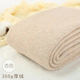 Warm Leggings Women Vertical Stripes Casual Pants Thickened Plush Cotton High Elasticity Solid High Waist Winter