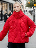 Women's Padded Jacket Female Oversize Hooded Coat Korean New in Outwears Thick Warm Demi-season Jacket for Women 2023-Outfit