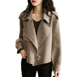 Fongt Wind New Hair Suit Female British Wind Autumn And Winter Small Ocean Gas Loose French Short Coat