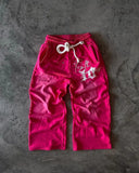 Fongt Grip Velvet Embroidered Sweatpants Trapstar Letter Casual Street Youth Plus Trousers