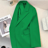 Fongt Blazer Women's 2025 New Spring And Autumn Explosion Small High-Level Feeling British Style Suit