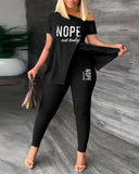 Fongt 2024 Women's Clothing Explosion Two Sets Of Irregular Fashion Trousers