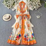 Fongt Style Suit Female French Bow Tie With Short-Sleeved Blouse Buckle Print Skirt