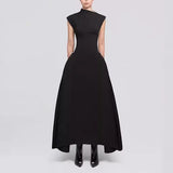 Fongt Dress Women's New Spring 2025 Elegant High-End Feeling Sleeveless Waist