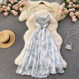 Fongt Wind And Raging Skirt Summer 2025 New Super Xiansen First Love Waist Seaside Beach Skirt