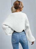 Fongt And Winter New Loose Knitted Cardigan Short Sweater Shawl Coat