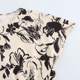 Fongt Printed Ampicula Dress Summer 2025 Design Kinesigeed Dress Girl