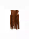 Fongt The Same Day, The New Tumaco Coat Lady Deer-Skinless Long Vest Open Shirt
