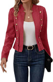 Fongt Autumn And Winter Large-Size Women's Coat Cardigan Suit Multi-Grain Buckle