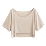 Trend Women's Wear Summer New Round-Neck Half-Sleeved T-Shirt Style Short Navel Blouse-Outfit