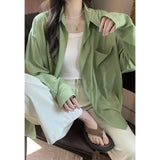 Fongt Sunscreen Shirt Coat Women's Summer Shirt With A Small Shirt 2025 New Spring