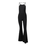 Fongt 2024 New Fashion Sexy Back Hollow Out Slim Show Thin Sling Horn