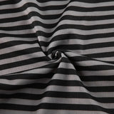Dark Emo Graphic Striped Gothic Basic T-shirts Women Grunge Short Sleeve Bodycon Crop Tops Punk Alternative Clothes
