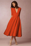 Fongt And Summer 2023 New Sexy Deep V Mid-Sleeve Dress Ebay Long-Term