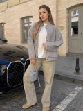 Fongt Lamb Velvet Jacket Multi-Color Optional Soft Fluffy Super Warm Autumn And Winter Fashion Sense Simple Match Girl