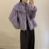 Fongt Leopard-Print Spliced Sweater Female Soft Thick Sheep Velvet Long Sleeve Knitted Tops In Wind