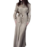 Fongt 2025 New T-Shirt With Elegant Half-Body Dress Set