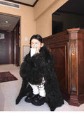 Fongt Urchin Toka Fur Coat Teddy Curly Wool Coat Warm Royal Sister Wind