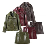 Fongt ZR Women's Temperament With Scarve Short Knit Coat
