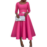 Fongt Women's 2025 Summer New Solid Dress Temperament Evening Dress Dress Dress Dress Dress Dress