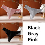Cotton Panties Women G-String Ladies Sexy Panties Ladies Ladies Thong Underwear Solid Color Comfortable Lace Edge