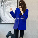 Fongt Spring And Autumn New Small Suit Jacket Female Hot Style Temperament Leisure Slim Show Thin Students Small Suit Female-Outfit